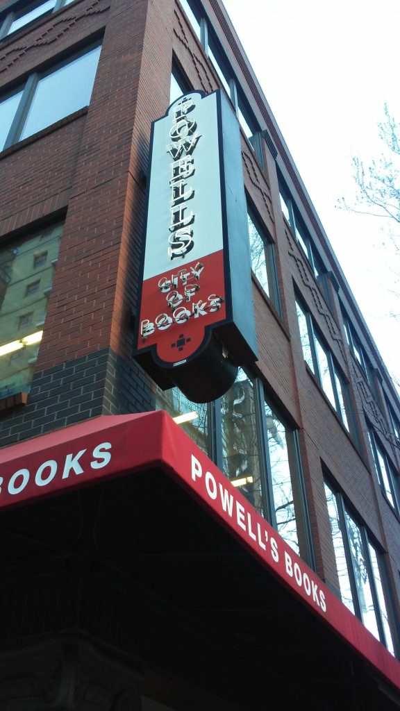 Powell's Book Store signage, Portland, Oregon